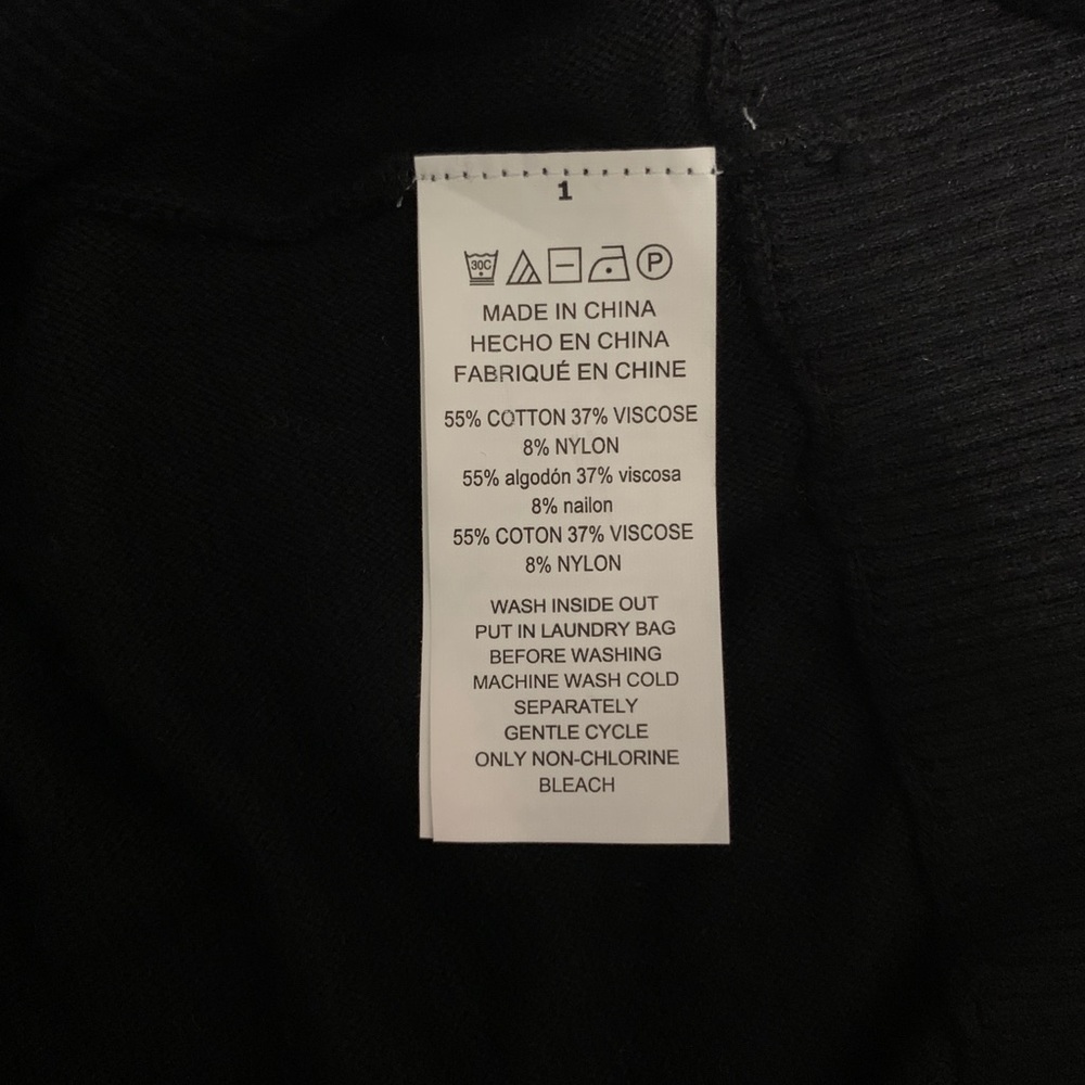 MK black long sleeve mock turtleneck - Picture 2 of 5